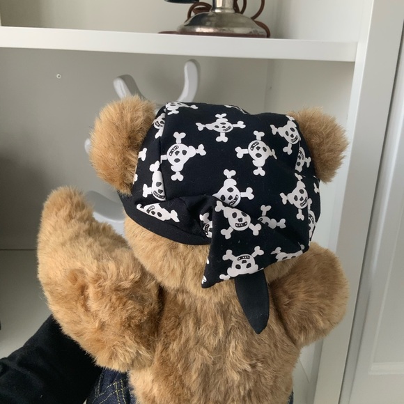 Vintage 2010 Biker VERMONT TEDDY BEAR Authentic Made in Vermont 15 Inches EUC - Picture 9 of 16